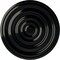 Ekena Millwork Carton Smooth Ceiling Medallion (Fits Canopies up to 9 1/8"), 29 1/8"OD x 1 1/2"P, Black Pearl CM29CABPS - alternate 1